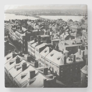 1859: The city of Boston, Massachusetts Stone Coaster