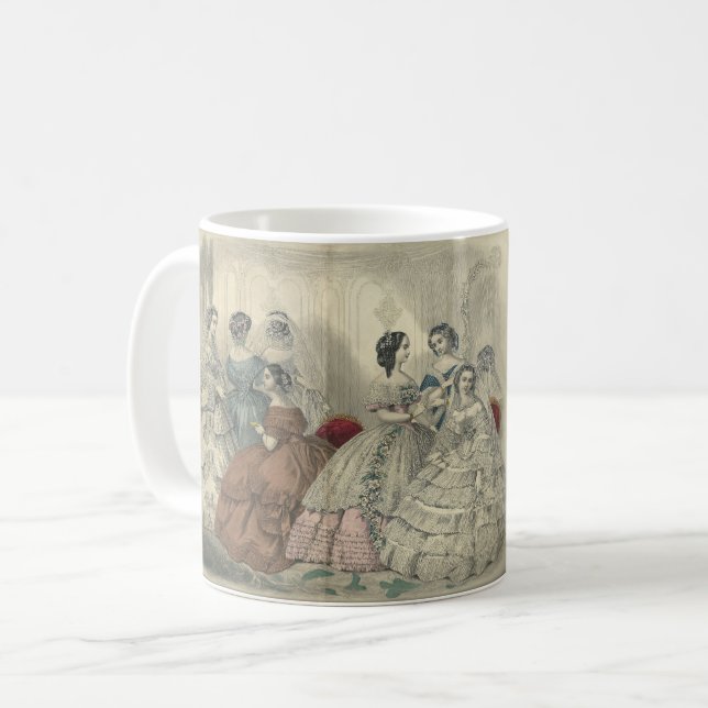 1860 Godey's Brides & Bridesmaids Mugs (Front Left)