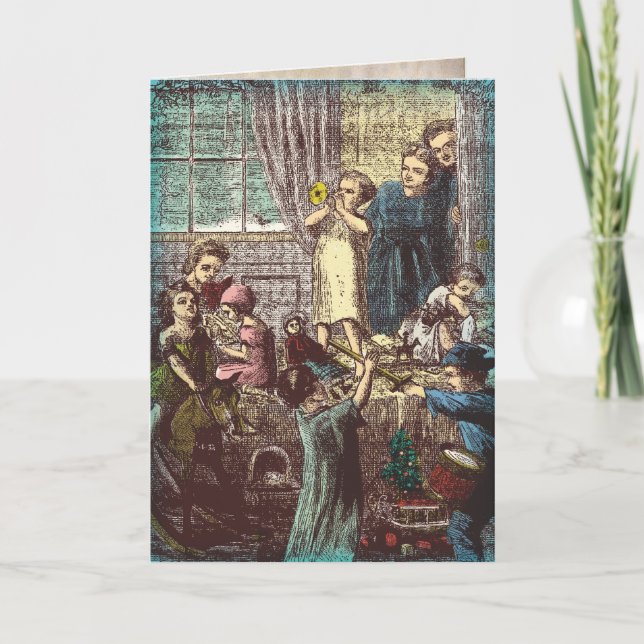 1860's Christmas Holiday Card (Front)