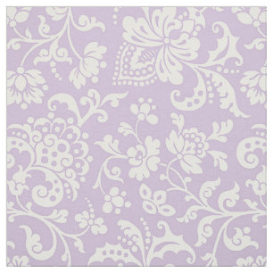 1860s Floral, Lavender Fabric
