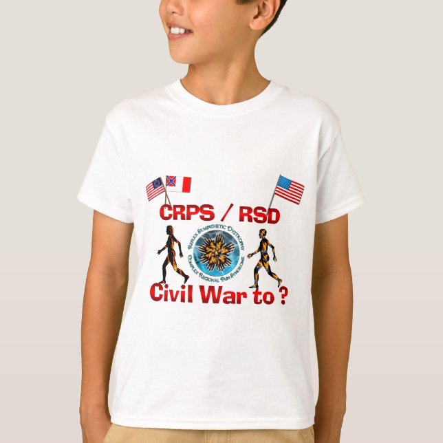 1861 to ? CRPS RSDCivil War Flags T-Shirt (Front)