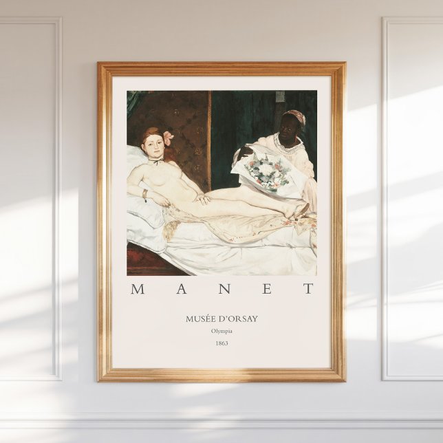 1863 Art Print Edouard Manet Olympia (Creator Uploaded)