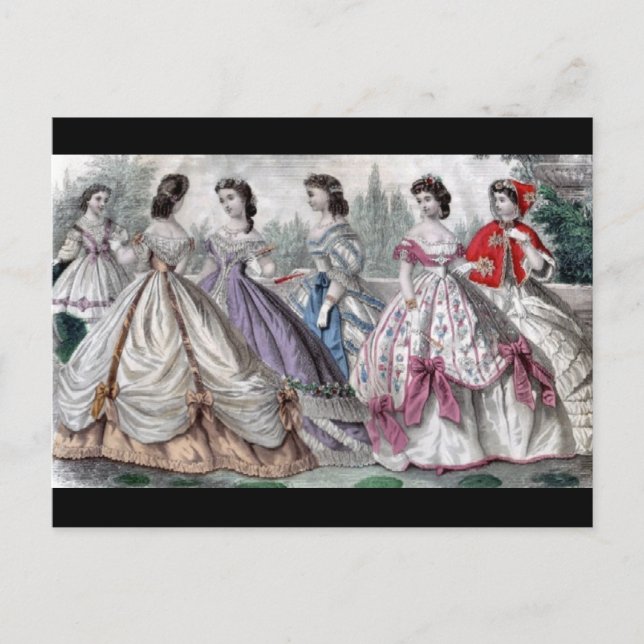 1865 Fashions Postcard (Front)