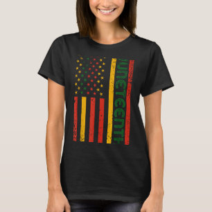 1865 juneteenth black history american flag T-Shirt