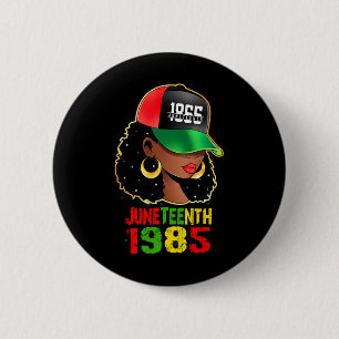 1865 Juneteenth Celebrate African American Freedom 6 Cm Round Badge