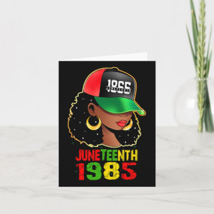 1865 Juneteenth Celebrate African American Freedom Card