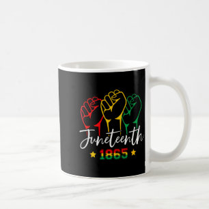 1865 juneteenth celebrate african american freedom coffee mug