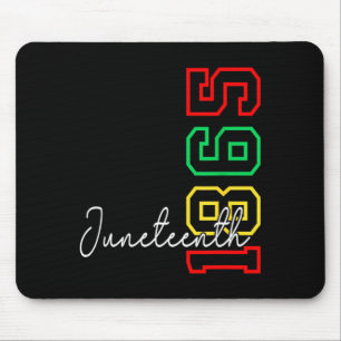1865 juneteenth celebrate african american freedom mouse pad
