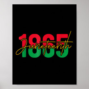 1865 Juneteenth Celebrate African American Freedom Poster