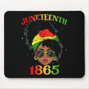1865 Juneteenth Celebrate African American Women F Mouse Pad