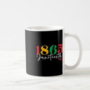 1865 Juneteenth Celebrate Black History Month  Coffee Mug