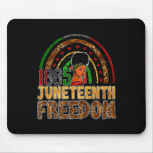 1865 Juneteenth Freedom African American Pride Mouse Pad