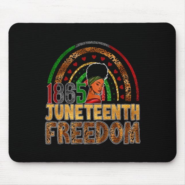 1865 Juneteenth Freedom African American Pride  Mouse Pad (Front)