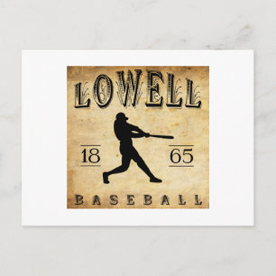 1865 Lowell Massachusetts Baseball Postcard