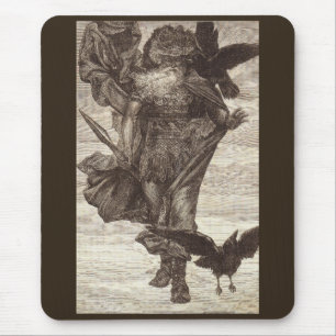 1871 Odin, Norse God of Wisdom Mouse Pad