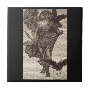 1871 Odin, Norse God of Wisdom Tile