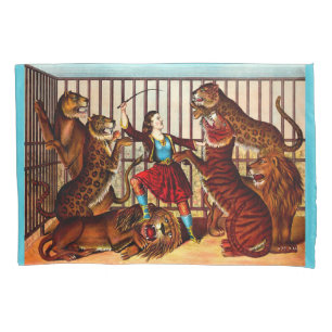 1874 The Lion Queen print Pillowcase