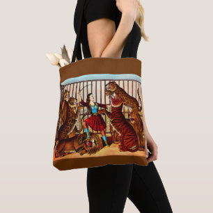 1874 The Lion Queen Tote Bag