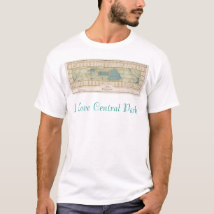 1875 Map of Central Park T-Shirt