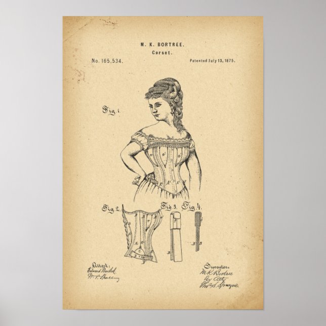 1875 Patent Corset Poster (Front)