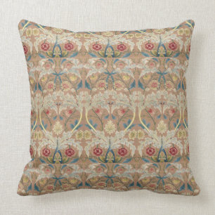 1875 Vintage William Morris Floral Embroidery Cushion
