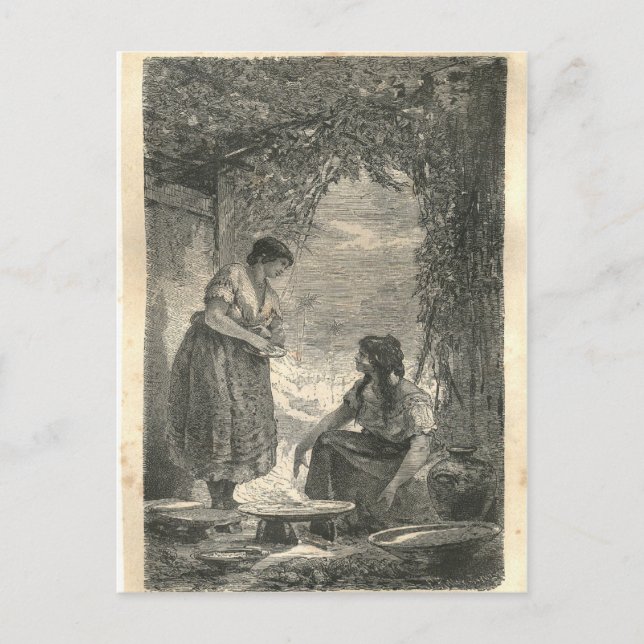 1877 Print Mexico, Earth and its Peoples Postcard (Front)