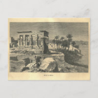 1877 Print Temple of Philae, The Earth and its Peo