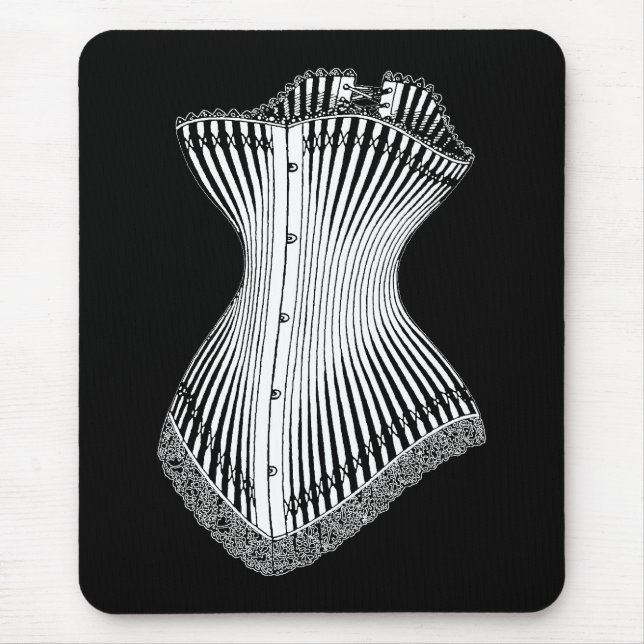 1878 Corset Mouse Pad (Front)