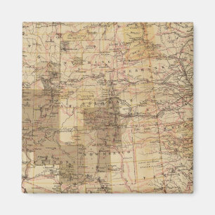1878 Progress Map of The US Geographical Surveys 2 Magnet
