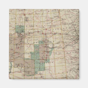 1878 Progress Map of The US Geographical Surveys Magnet