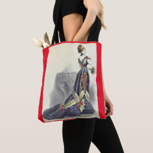  1879 ball gown fashion print  tote bag