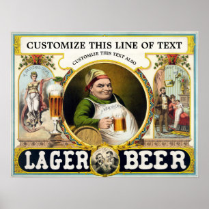 1879 Beer Ad Poster