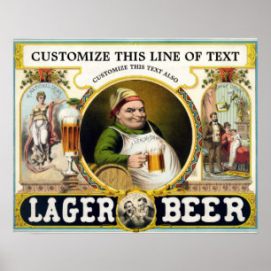 1879 Beer Ad Poster