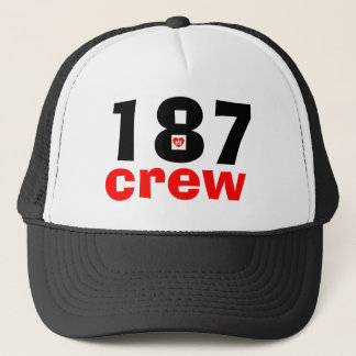 187 crew custom special edition cap-a v2dheart pro trucker hat