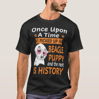 187 One Upon A Time  Beagle Puppy T-Shirt