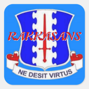 187th DUI RAKKASANS Stickers