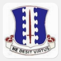 187TH INFANTRY DUI STICKERS