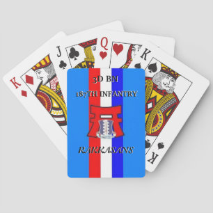 187th INFANTRY Playing Cards