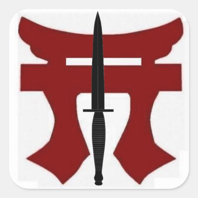 187th Infantry Rakkasan Torri with Dagger Stickers (Front)