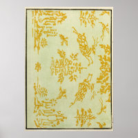 1880 Chinese Imperial Emblem Pattern