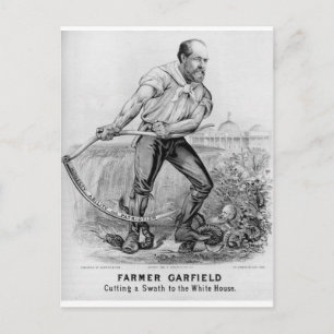 1880 Garfield Postcard