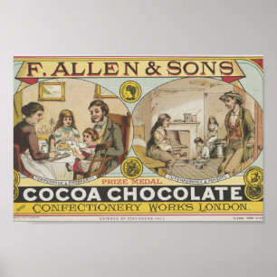 1880 London magazine ad Poster