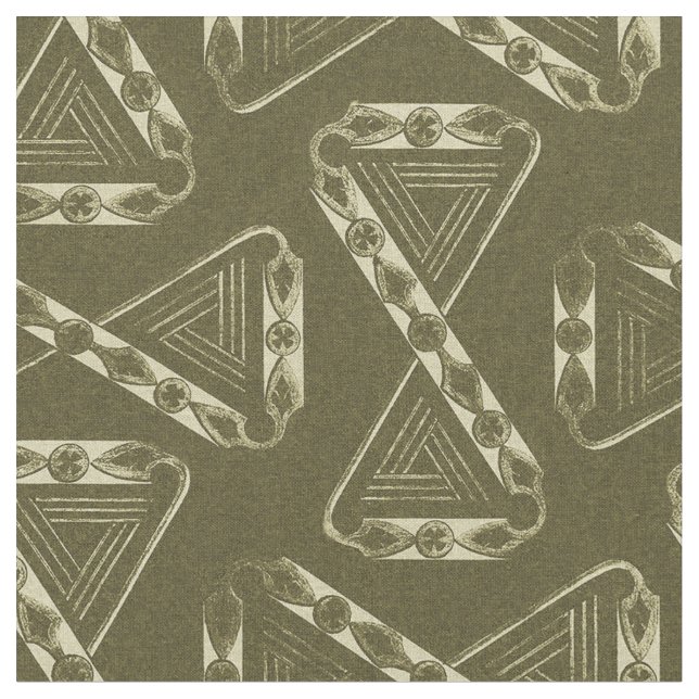 1880 Was a Long Time Ago, Sepia Fabric (Close Up)