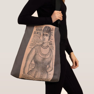 1880s Ferris Common Sense Corsets ad Crossbody Bag