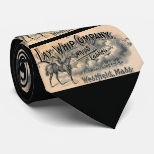 1880s Lay Whip Company billhead print Tie
