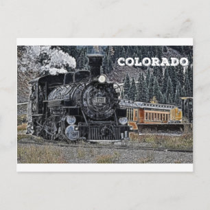 1881 Durango & Silvertown Narrow Gauge Railroad Postcard