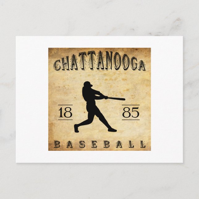 1885 Chattanooga Tennessee Baseball Postcard (Front)