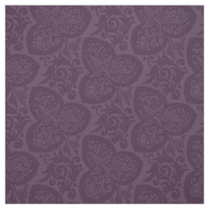 1885 Cloverleaf, Aubergine Fabric