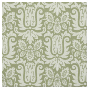1885 Damask, Willow Green Fabric
