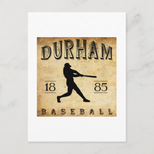 1885 Durham North Carolina Baseball Postcard